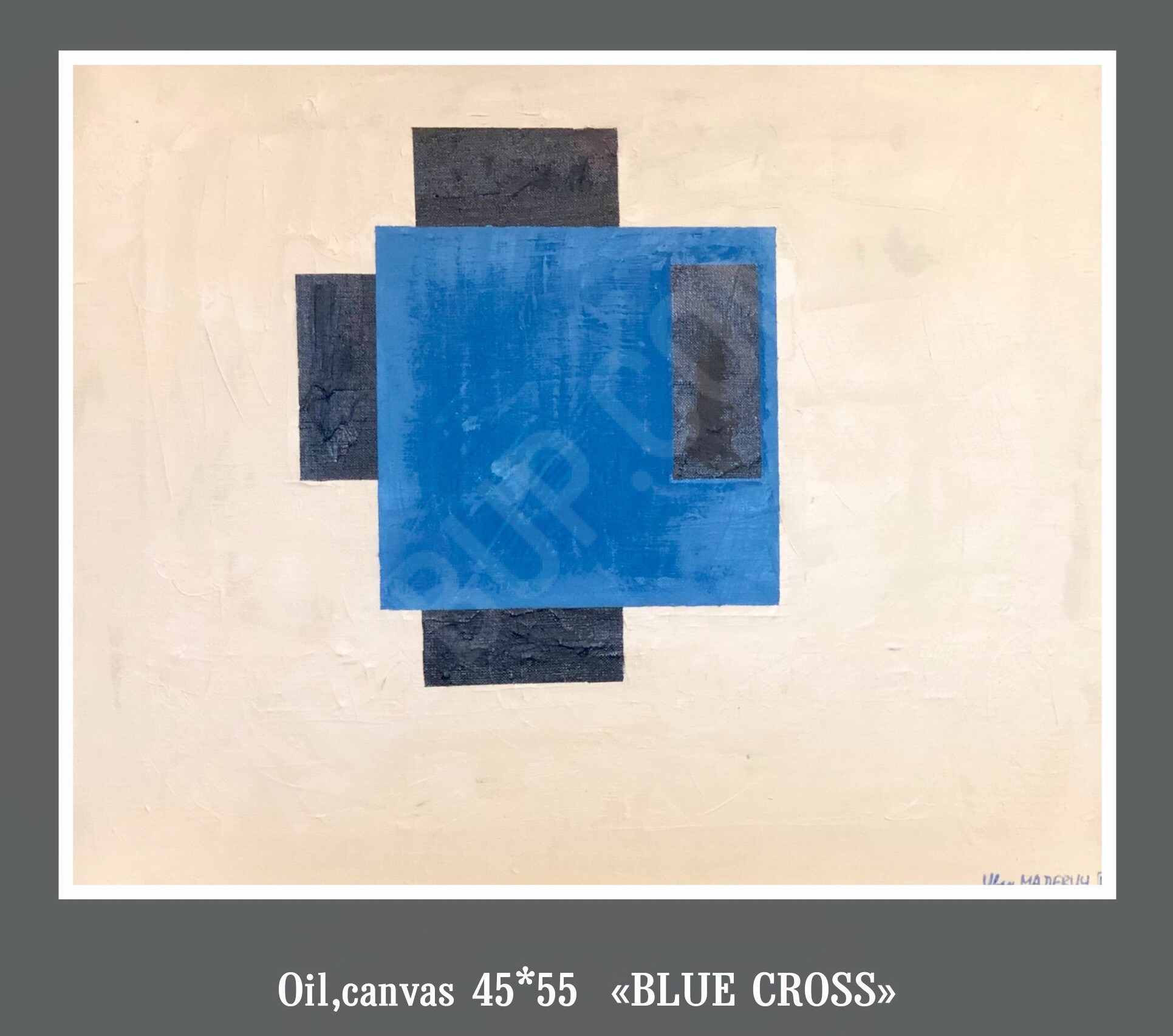 Blue Cross | ArtBUP - an international platform for Fine Art Paintings