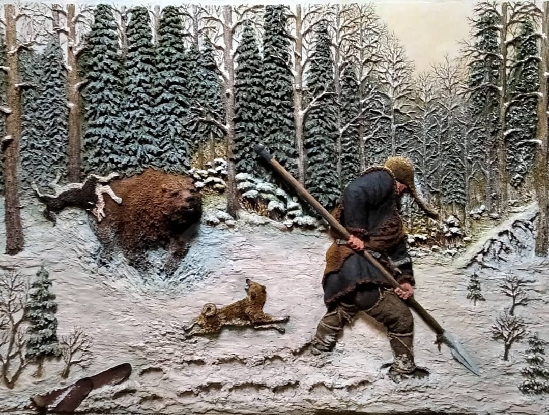 картинки про охоту на медведя