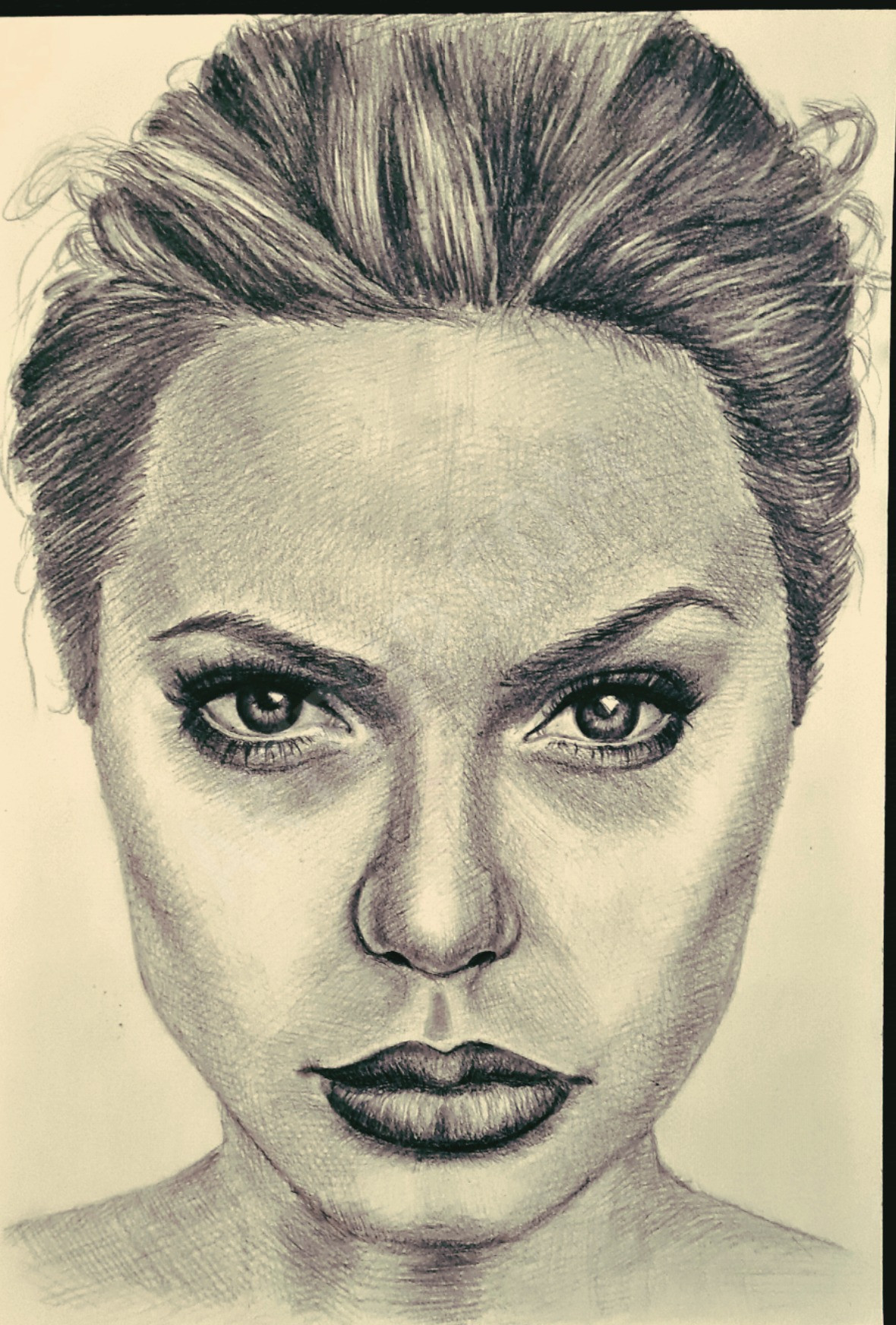 Angelina Jolie Drawing by Jennifer Bryant  Pixels