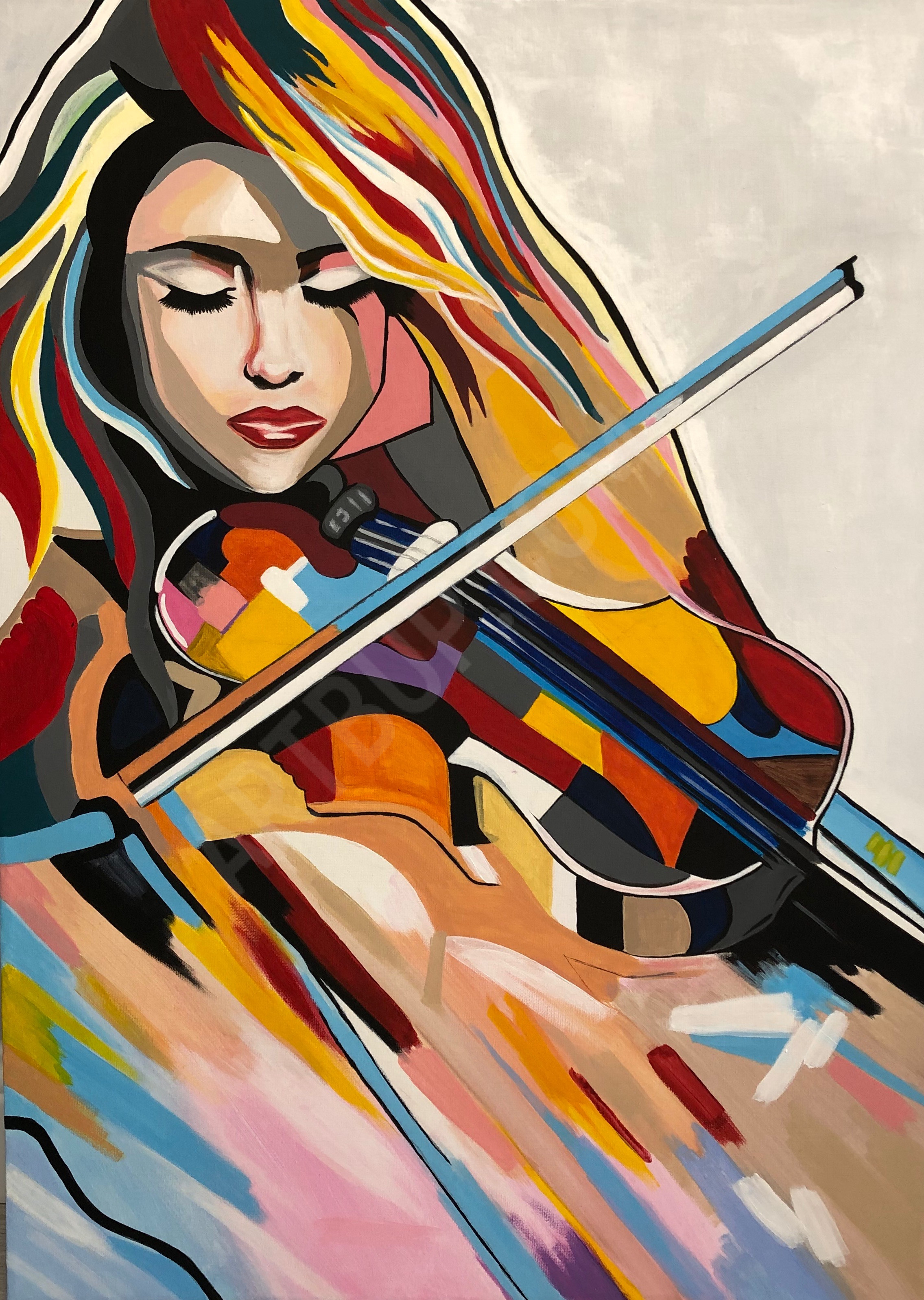 Девушка со скрипкой